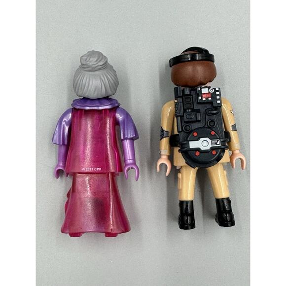 Playmobil Ghostbusters Set Of 2 Figures Includes Firehouse Library Ghost - Picture 3 of 5